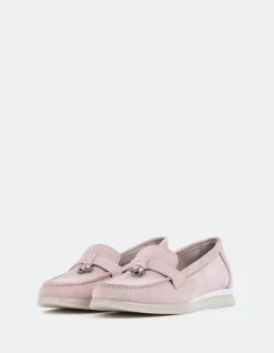 Loafers-L'INTERVALLE Everlane Pink Suede