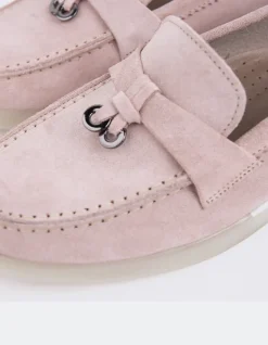 Loafers-L'INTERVALLE Everlane Pink Suede