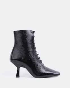Ankle Boots-L'INTERVALLE Fairlie Black Naplack