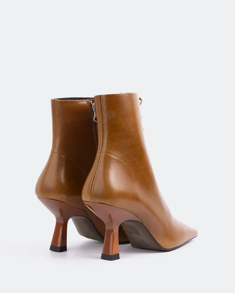Lace-up|Ankle Boots-L'INTERVALLE Fairlie Tan Leather