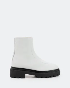 Ankle Boots-L'INTERVALLE Fairside White Leather