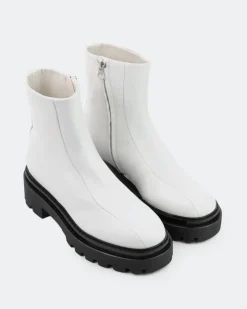Ankle Boots-L'INTERVALLE Fairside White Leather