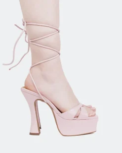 Platform|Strappy-L'INTERVALLE Fairy Pink Leather