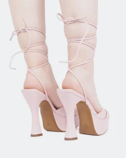 Platform|Strappy-L'INTERVALLE Fairy Pink Leather