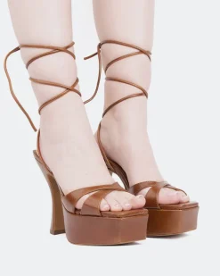 Platform|Strappy-L'INTERVALLE Fairy Tan Leather