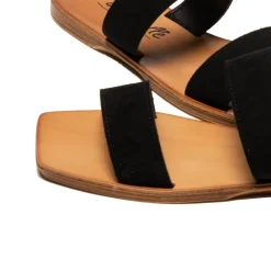 Flats-L'INTERVALLE Fayola Black Suede
