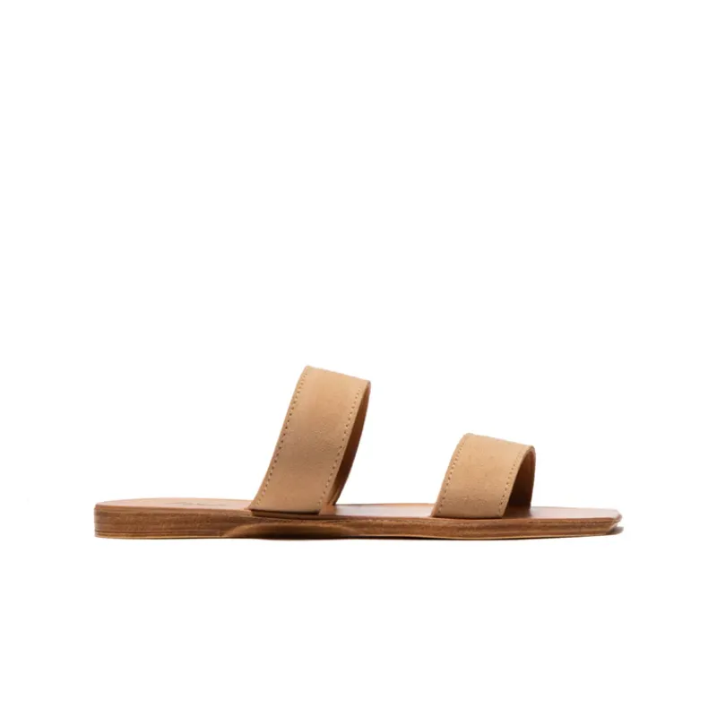 Flats-L'INTERVALLE Fayola Nude Suede