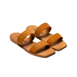 Flats-L'INTERVALLE Fayola Tan Suede