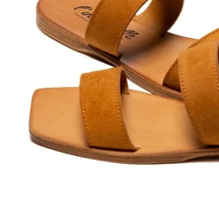 Flats-L'INTERVALLE Fayola Tan Suede