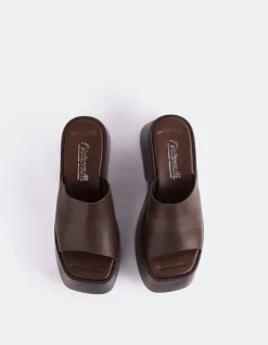 Platform-L'INTERVALLE Fidèle Brown Leather