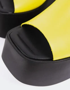 Platform-L'INTERVALLE Fidèle Yellow Leather