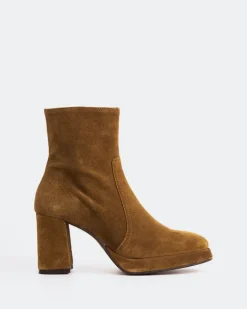 Ankle Boots-L'INTERVALLE Filton Brown Suede