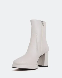 Platform|Ankle Boots-L'INTERVALLE Filton Off White Leather
