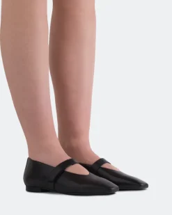 Mary-jane|Ballerinas-L'INTERVALLE Flordeliz Black Leather
