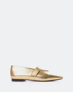 Mary-jane|Ballerinas-L'INTERVALLE Flordeliz Champagne Metallic