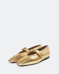 Mary-jane|Ballerinas-L'INTERVALLE Flordeliz Champagne Metallic