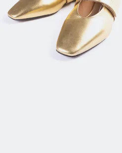 Mary-jane|Ballerinas-L'INTERVALLE Flordeliz Champagne Metallic
