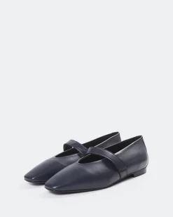 Mary-jane|Ballerinas-L'INTERVALLE Flordeliz Navy Leather