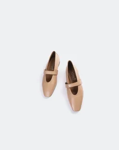 Mary-jane|Ballerinas-L'INTERVALLE Flordeliz Nude Leather