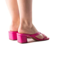 Mid Heels-L'INTERVALLE Fora Fuschia Leather