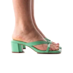 Mid Heels|Mules-L'INTERVALLE Fora Mint Leather