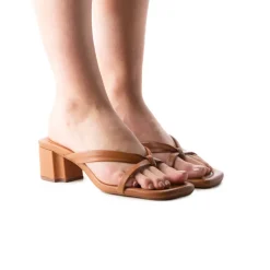 Mid Heels-L'INTERVALLE Fora Tan Leather