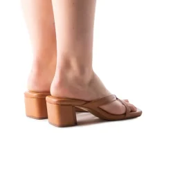 Mid Heels-L'INTERVALLE Fora Tan Leather