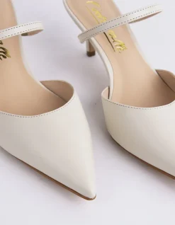 Mules-L'INTERVALLE Forsythia Off White Leather