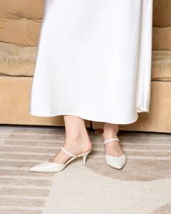 Mules-L'INTERVALLE Forsythia Off White Leather