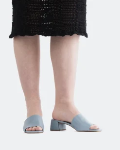 Mid Heels-L'INTERVALLE Fortunata Blue Leather