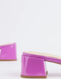 Mid Heels|Mules-L'INTERVALLE Fortunata Lavender Naplack