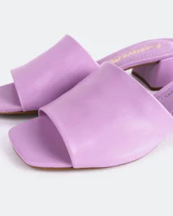 Mid Heels-L'INTERVALLE Fortunata Lilac Leather