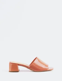 Mid Heels|Mules-L'INTERVALLE Fortunata Salmon Naplack