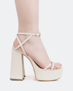 Platform|Strappy-L'INTERVALLE Fremont, Vanilla Naplack/Naplack Vanille