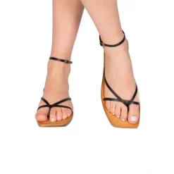 Flats-L'INTERVALLE Fujo Black Leather