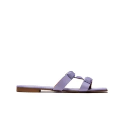 Flats|Mules-L'INTERVALLE Galia Lilac Leather