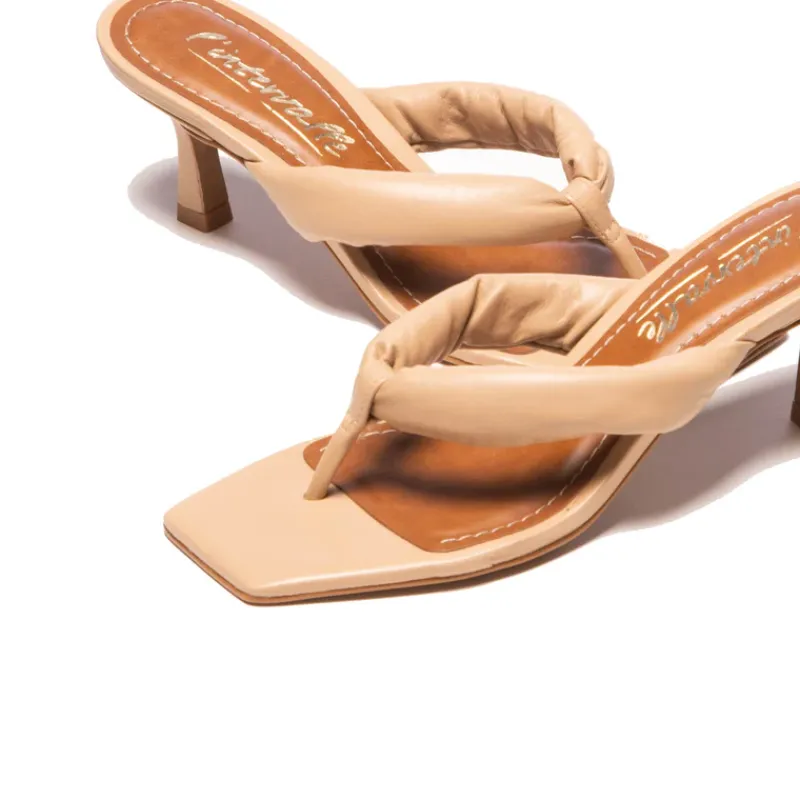 Mid Heels-L'INTERVALLE Gardenia Almond Leather