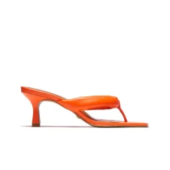 Mid Heels-L'INTERVALLE Gardenia Orange Leather