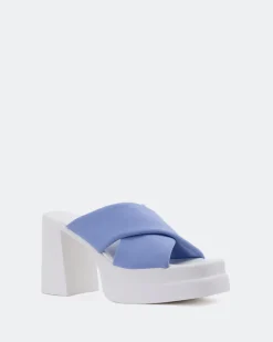 Platform-L'INTERVALLE Gela Blue Lycra