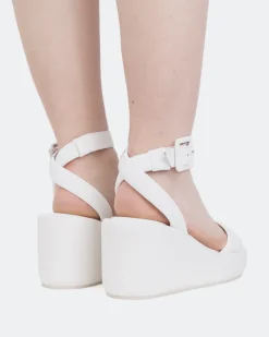 Wedges-L'INTERVALLE Geralda White Leather
