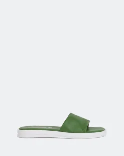 Flats-L'INTERVALLE Gerber Green Leather