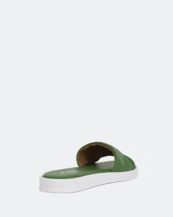 Flats-L'INTERVALLE Gerber Green Leather