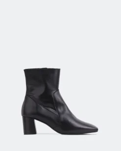 Ankle Boots-L'INTERVALLE Gillian Black Leather