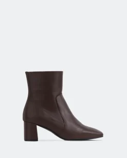 Ankle Boots-L'INTERVALLE Gillian Brown Leather