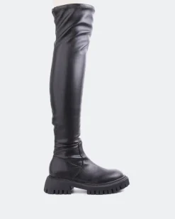 Over-the-knee|Stretch-L'INTERVALLE Gironde Black Stretch