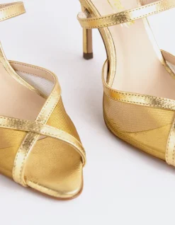 High Heels|Mules-L'INTERVALLE Gloxinia Gold Metal