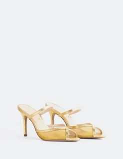 High Heels|Mules-L'INTERVALLE Gloxinia Gold Metal