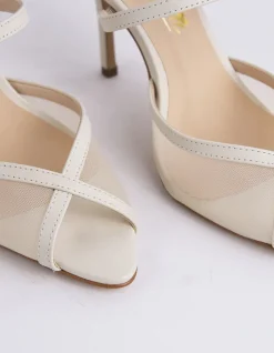 High Heels|Mules-L'INTERVALLE Gloxinia Off White Leather