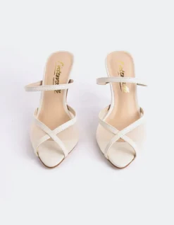 High Heels|Mules-L'INTERVALLE Gloxinia Off White Leather