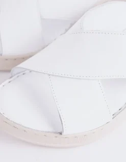 Wedges-L'INTERVALLE Govina White Leather